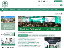 Tablet Screenshot of efort.org